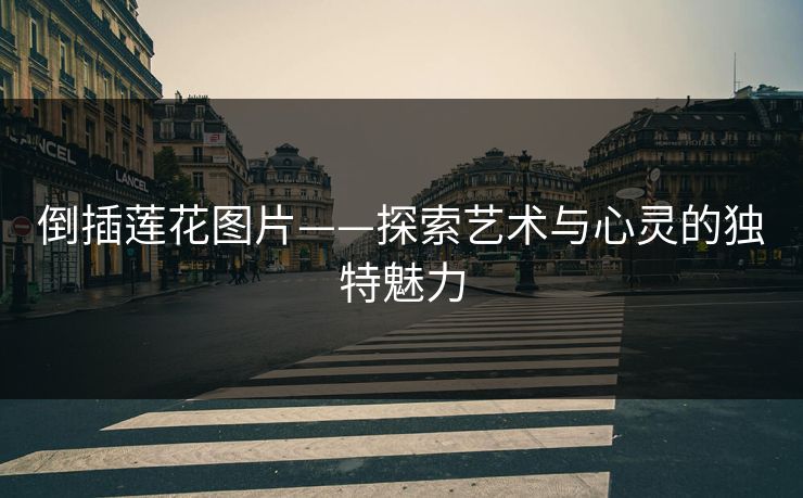 倒插莲花图片——探索艺术与心灵的独特魅力